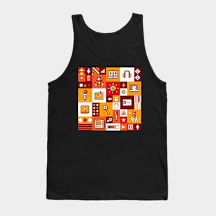 creator content seamless pattern Tank Top